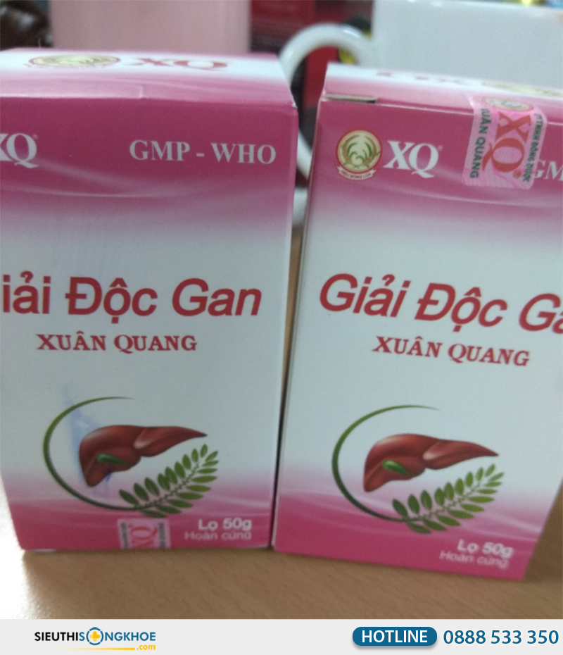 giải độc gan xuân quang