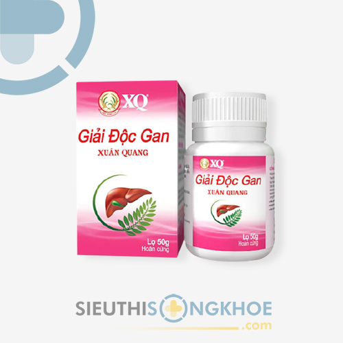 Giải Độc Gan Xuân Quang - Viên Uống Hỗ Trợ Thanh Nhiệt Thải Độc Cơ Thể & Phục Hồi Chức Năng Gan