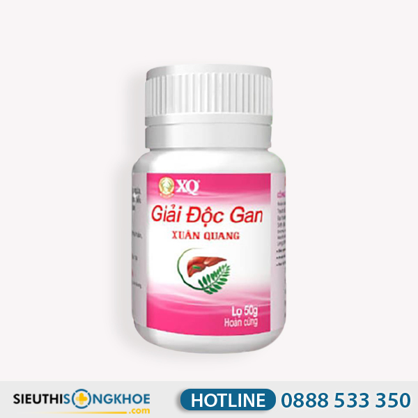 Giải Độc Gan Xuân Quang - Viên Uống Hỗ Trợ Thanh Nhiệt Thải Độc Cơ Thể & Phục Hồi Chức Năng Gan