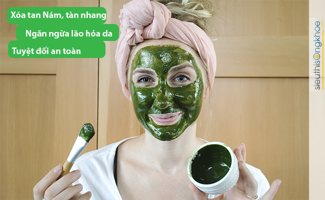công dụng trị nám da của lá chùm ngây