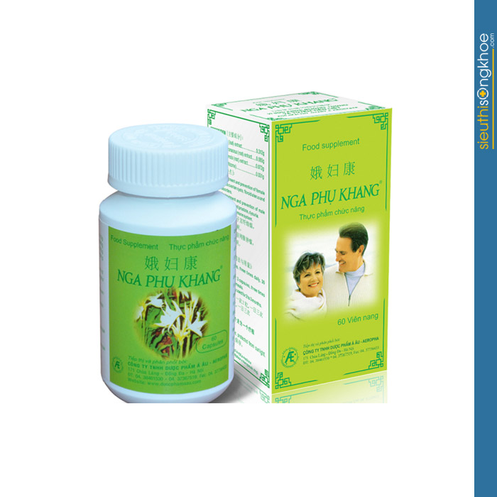 Nga Phụ Khang - Viên Uống Hỗ Trợ Điều Trị U Xơ Tử Cung, U Nang Buồng Trứng