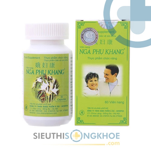 Nga Phụ Khang - Viên Uống Hỗ Trợ Điều Trị U Xơ Tử Cung, U Nang Buồng Trứng