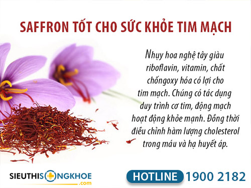 nhụy hoa nghệ tây saffron việt nam có tốt không