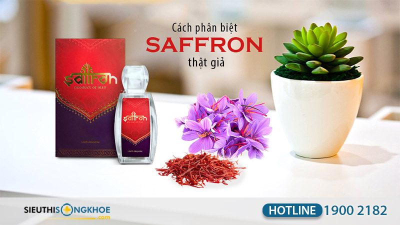 cách phân biệt thật giả nhụy hoa nghệ tây saffron việt nam