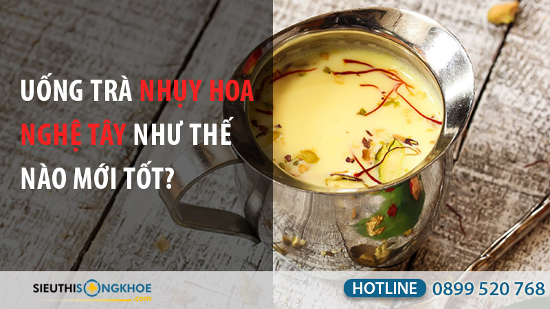 cách pha trà saffron