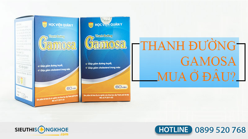 thanh đường gamosa mua ở đâu