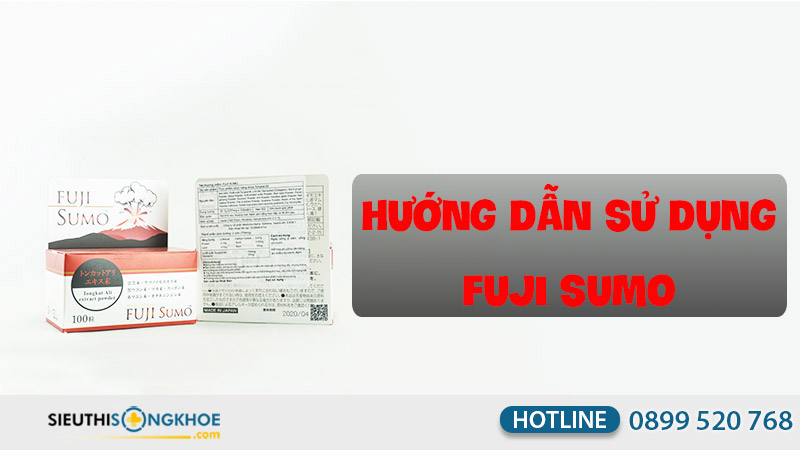 hướng dẫn sử dụng viên uống fuji sumo