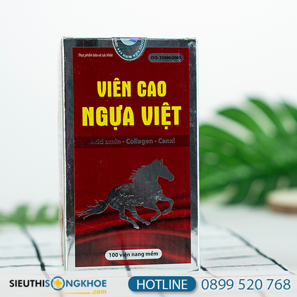 Viên Cao Ngựa Việt - Viên Uống Bổ Trợ Sức Khỏe