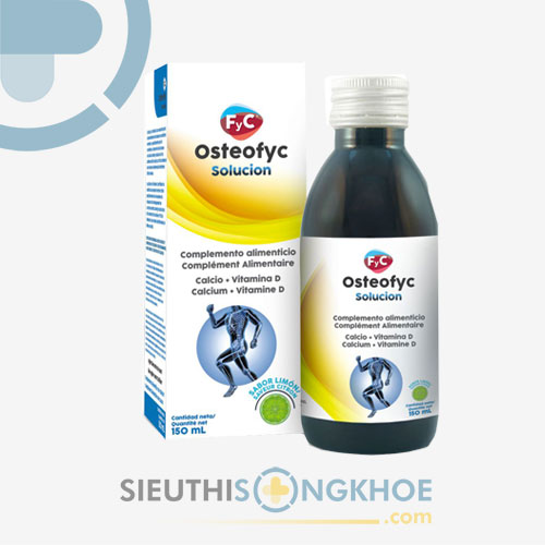 OSTEOFYC Solucion - Hỗ trợ xương chắc khỏe và giảm nguy cơ các bệnh về xương