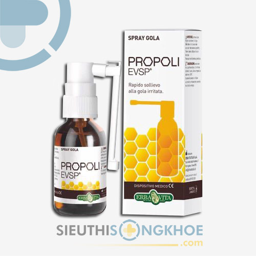 Spray Gola Propoli.evsp -  Xịt Hỗ Trợ Giải Quyết Các Bệnh Về Tai Mũi Họng