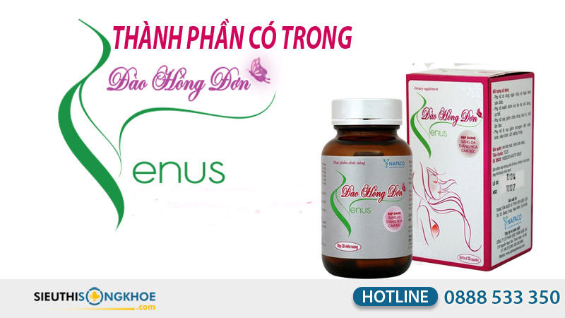 thành phần trong đào hồng đơn venus