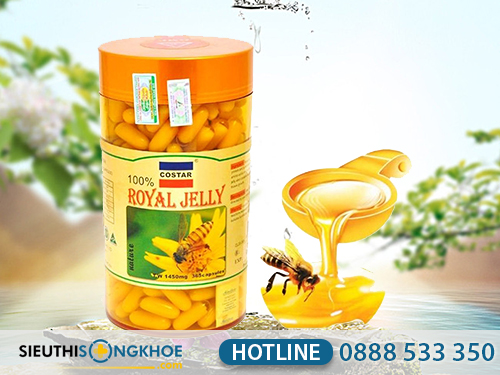Sua ong chua costar royal jelly 1450mg 8