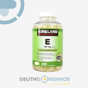 Kirkland Signature Vitamin E 400iu – Viên Uống Giúp Đẹp Da
