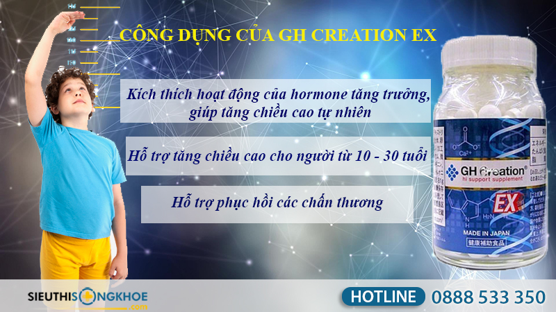 cong dung cua gh creation ex