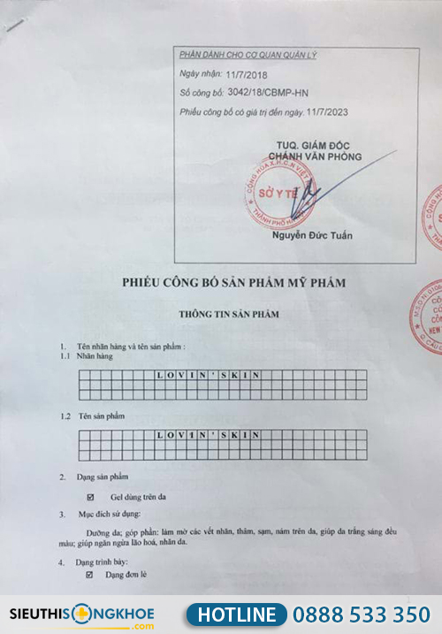 gel LiS giay chung nhan
