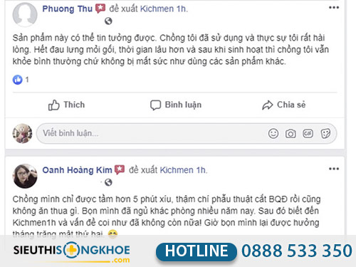 kichmen 1h có tốt không