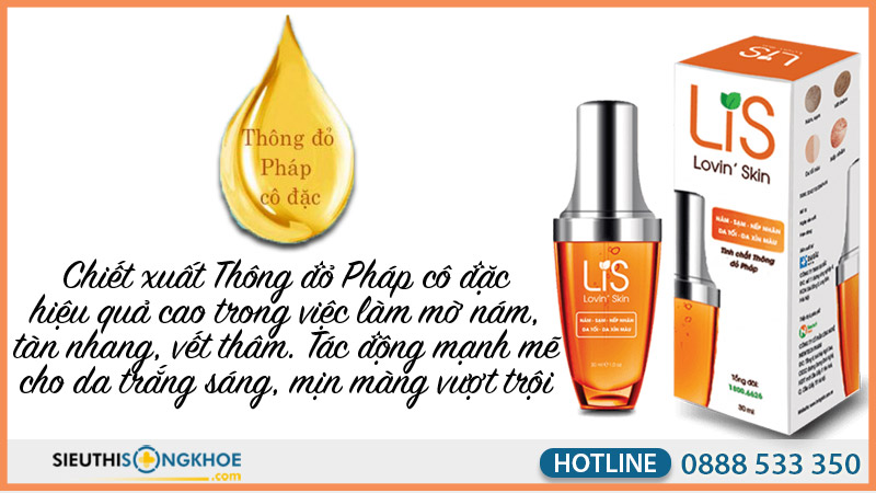 Lis Lovin's Skin có tốt không giá bao nhiêu mua ở đâu