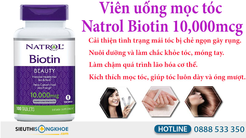 viên uống mọc tóc biotin có tốt không