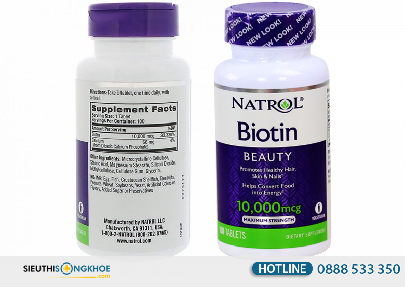 viên uống mọc tóc biotin giá bao nhiêu