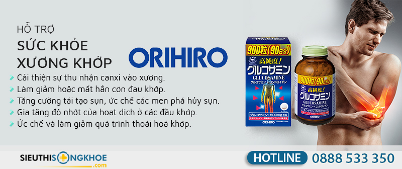 cong dung cua glucosamine orihiro nhat ban