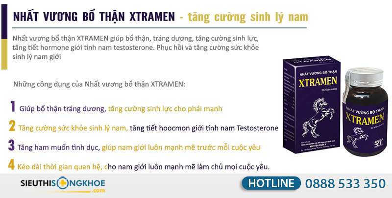nhất vương bổ thận xtramen có tốt không