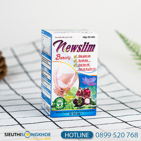 Viên uống Newslim Beauty HVQY - Hỗ trợ giảm cân hiệu quả
