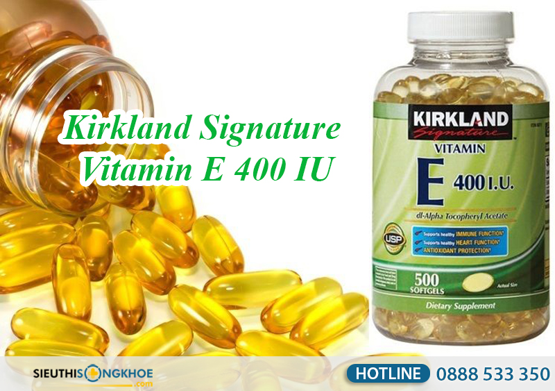 Kirkland Signature Vitamin E 400 Iu Có Tốt Không Giá Bao Nhiêu