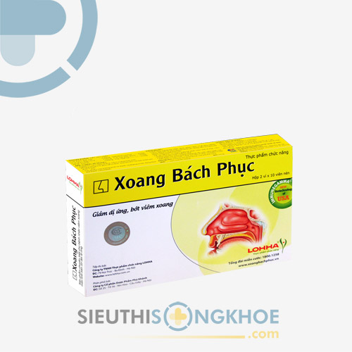 Xoang Bách Phục - Viên Uống Hỗ Trợ Giảm Dị Ứng, Bớt Viêm Xoang