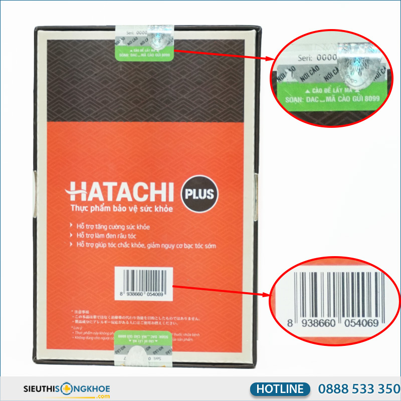 cách phân biệt hatachi plus chính hãng