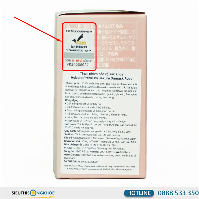 cách phân biệt hebora chính hãng