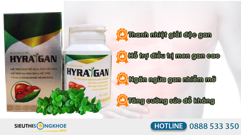 công dụng hyra gan