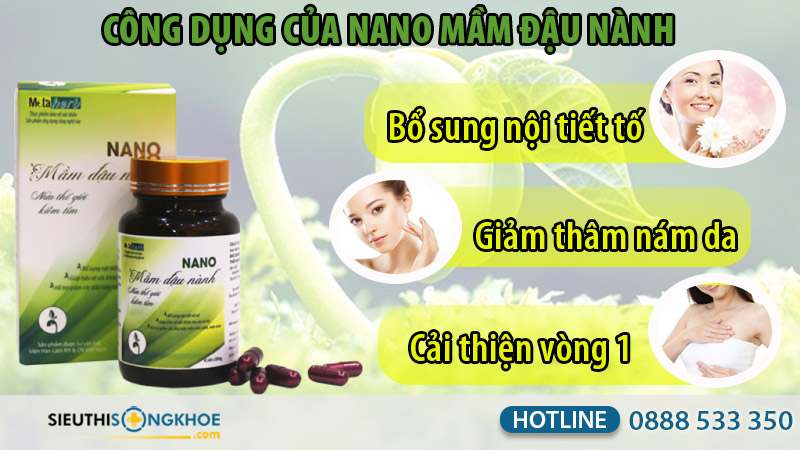 nano mầm đậu nành