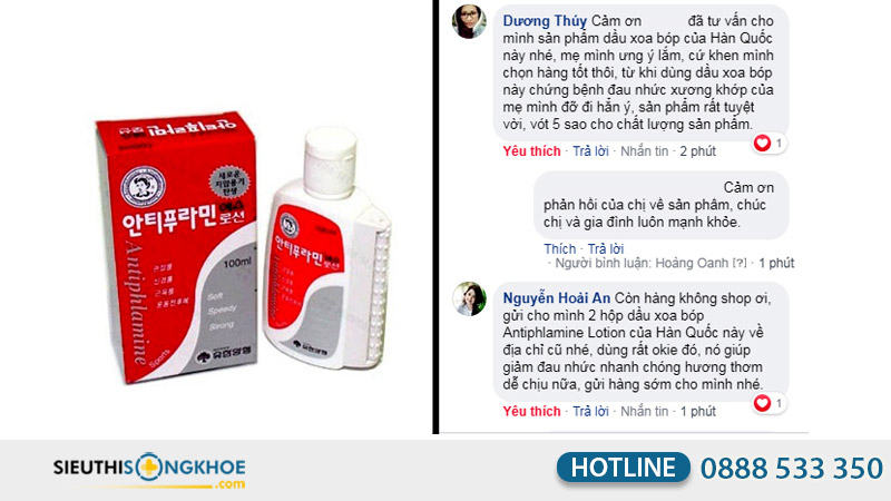 dau nong antiphlamine co tot khong