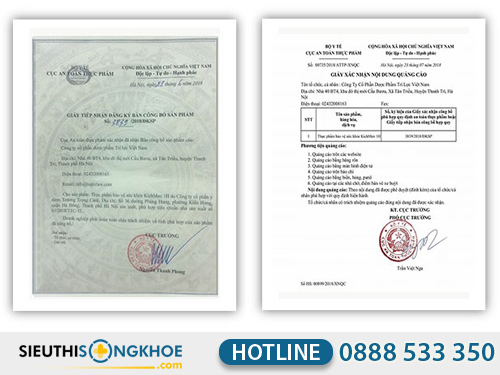thành phần của kichmen 1h