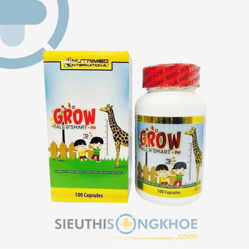 Viên Uống Grow Tall & Smart + DHA - Hỗ Trợ Phát Triển Chiều Cao Và Trí Não Cho Trẻ
