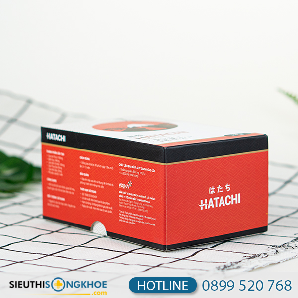 Hatachi - Viên uống hỗ trợ giúp mái tóc khỏe và đen mượt