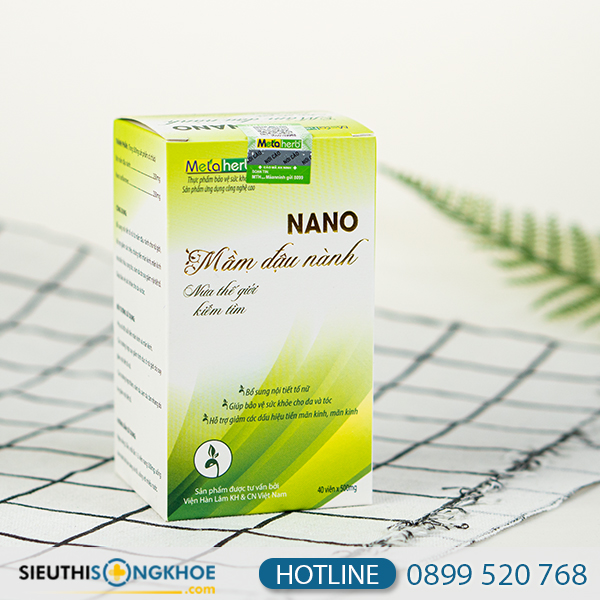 Nano Mầm Đậu Nành - Viên Uống Hỗ Trợ Cân Bằng Nội Tiết Tố