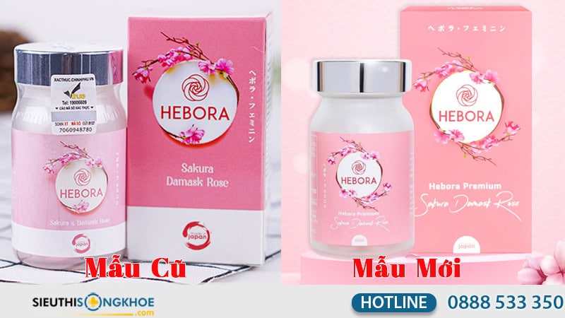 mẫu mới viên uống hebora
