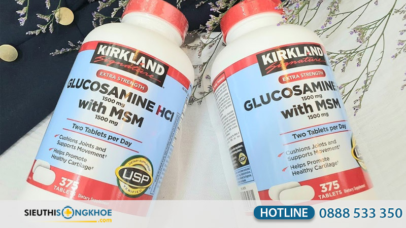 thanh phan kirkland glucosamine hcl 1500mg