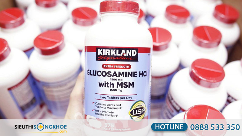 thanh phan kirkland glucosamine hcl 1500mg