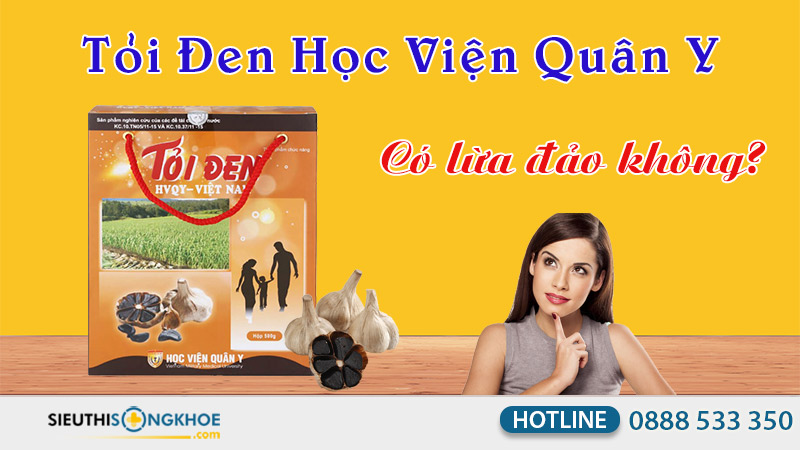 tỏi đen học viện quân y lùa đảo