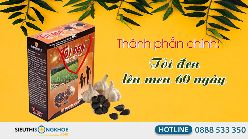 tỏi đen học viện quân y lùa đảo