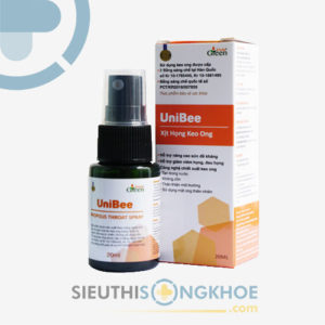 Unibee – Xịt Họng Keo Ong Hỗ Trợ Giúp Giảm Ho