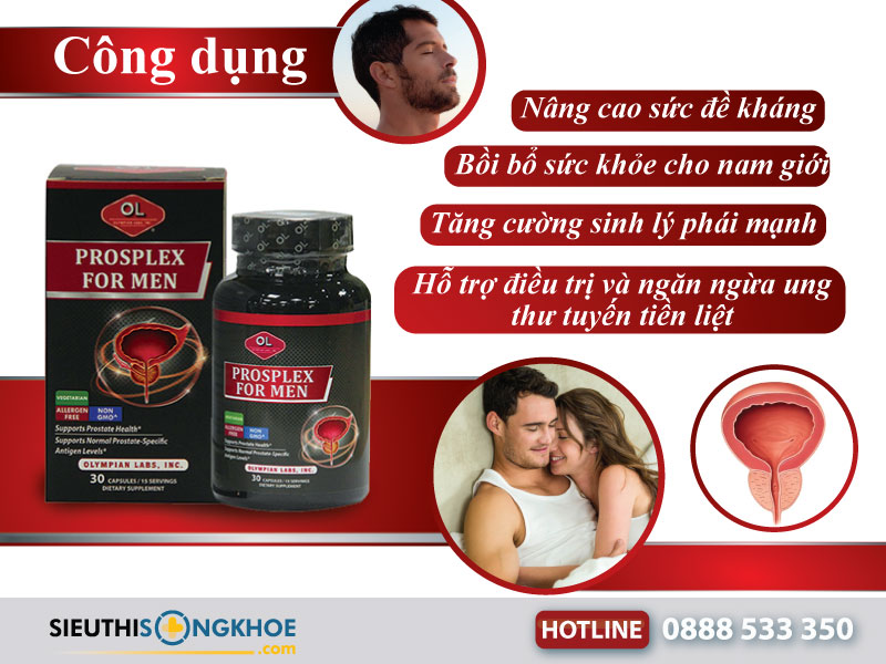 công dụng prosplex for men