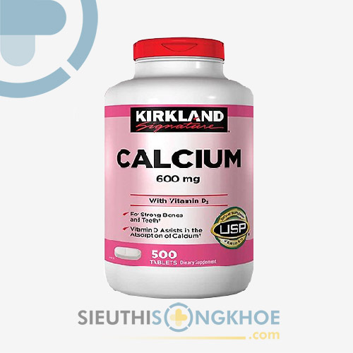 Viên Bổ Sung Canxi Calcium Kirkland - Hỗ trợ giúp Xương Khớp Chắc Khỏe
