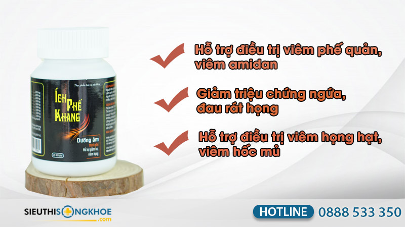 công dụng ích phế khang