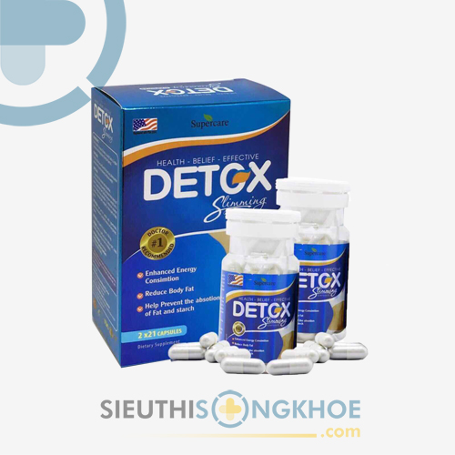 Viên Giảm Cân Detox Slimming Capsules - Loại Bỏ Mỡ Thừa An Toàn, Hiệu Quả, Tự Nhiên