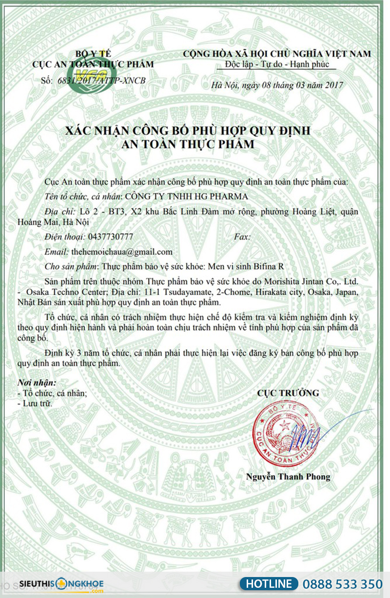 giay-chung-nhan-men-vi-sinh-health-aid-bifina-r