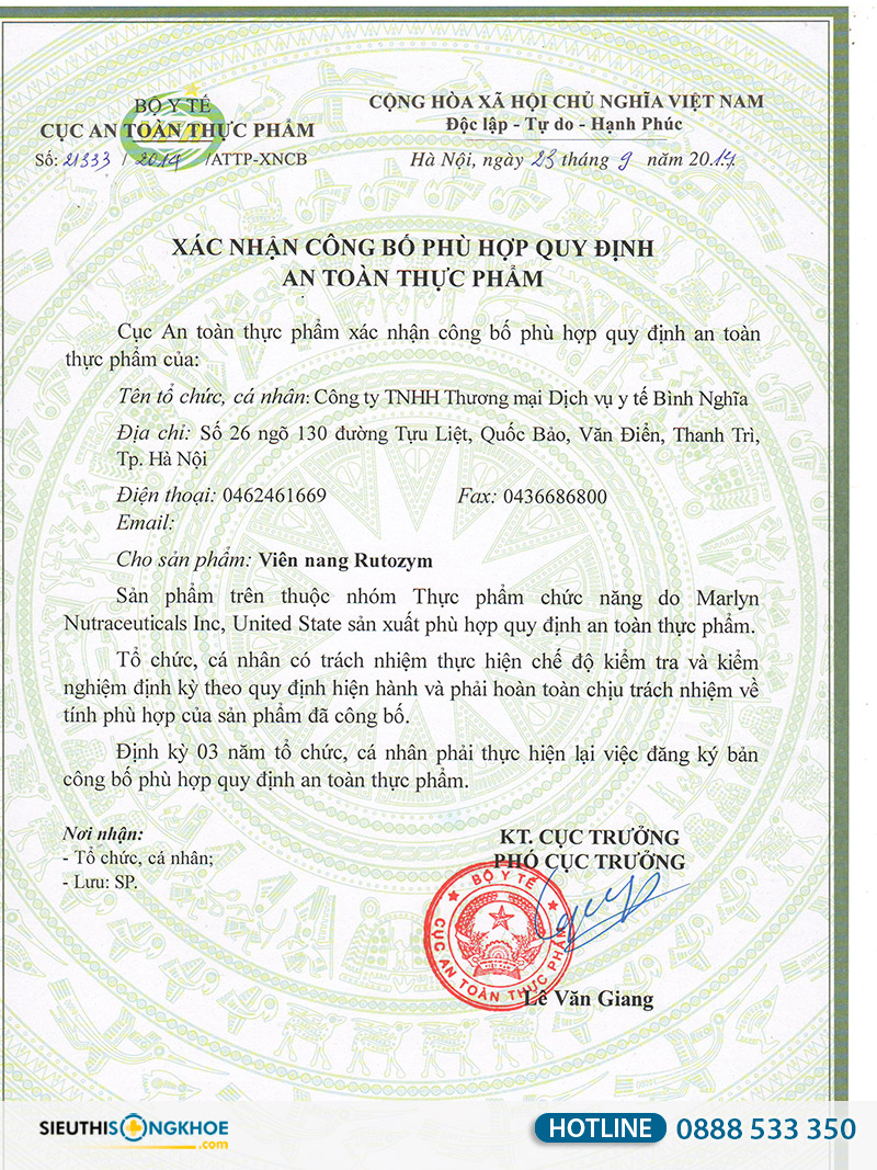 rutozym co tot khong