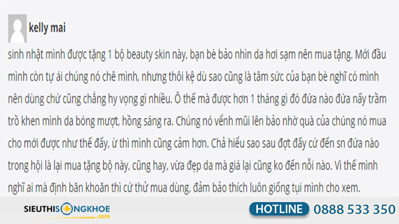phản hồi beauty skin